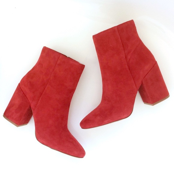 vince camuto red booties